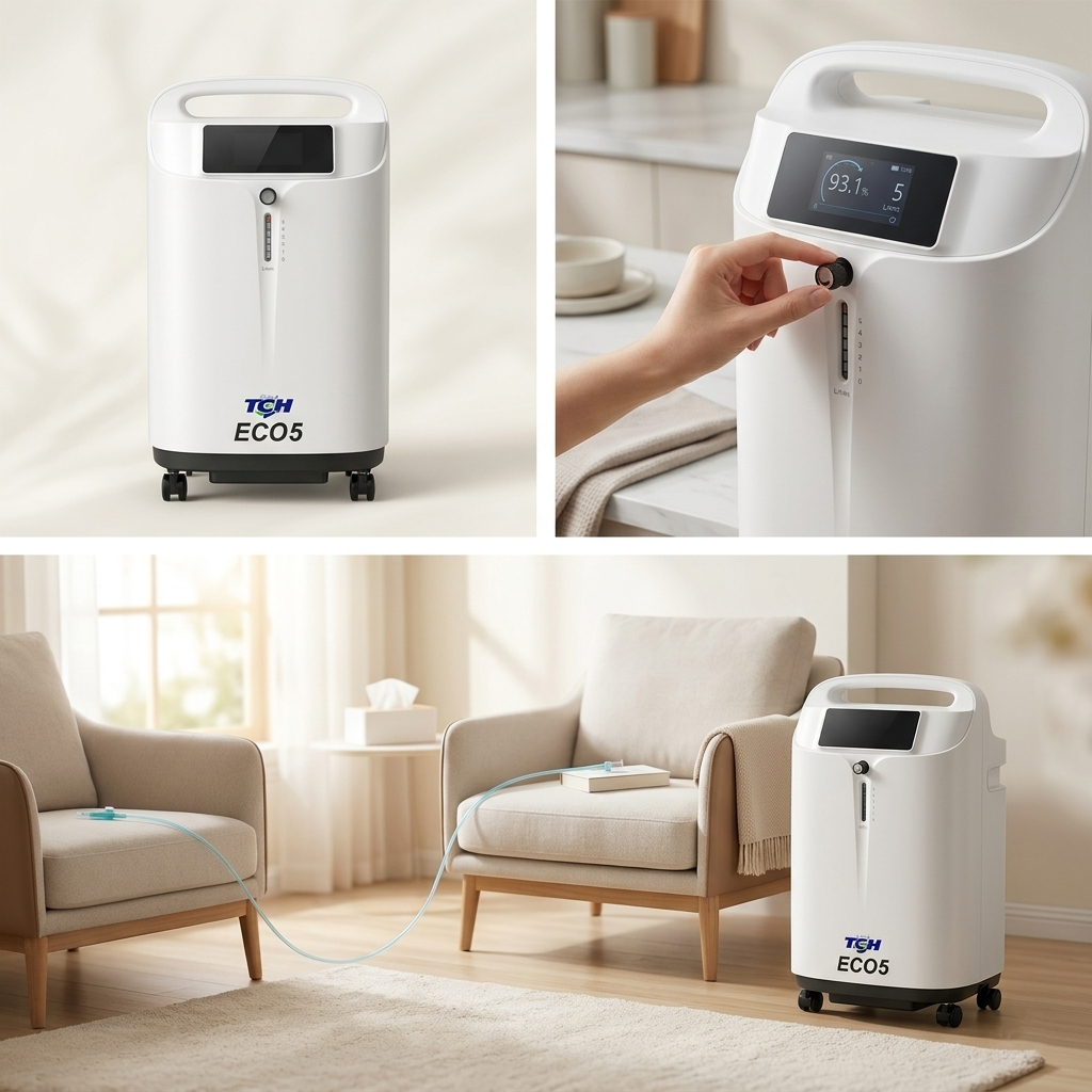 TCH ECO 5 Economical 5 Litre Oxygen Concentrator view 3